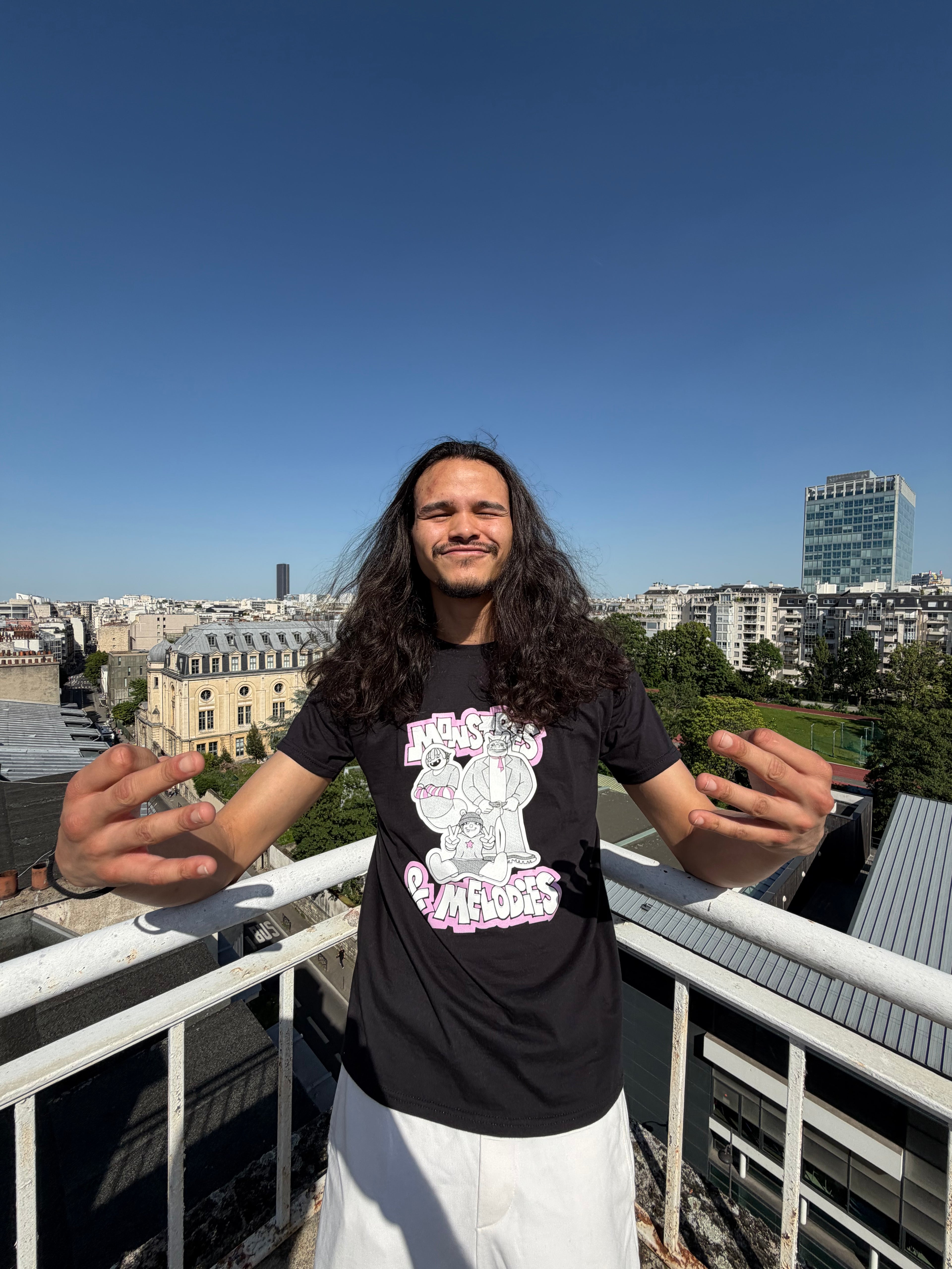 T-shirt "monstres&méldodies"